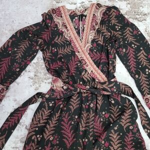 Anthropology One September Breezway Jumpsuit Size Medium‎